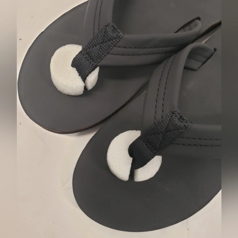 BYLT‎ premium basics Black flip flops size 10 New